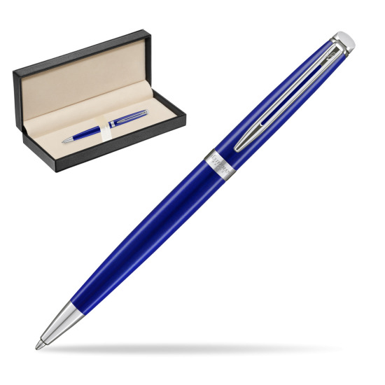 Długopis Waterman Hémisphère 2018 Bright Blue CT  w pudełku classic pure black