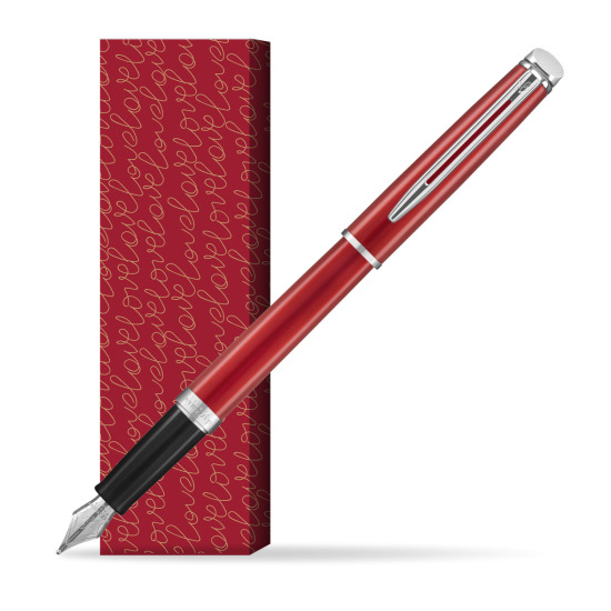 Pióro wieczne Waterman Hémisphère 2018 Comet Red CT w obwolucie True Love