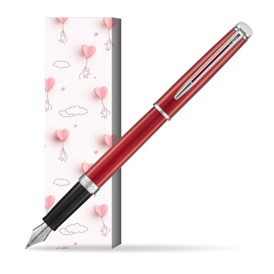 Pióro wieczne Waterman Hémisphère 2018 Comet Red CT w obwolucie Love is in the air