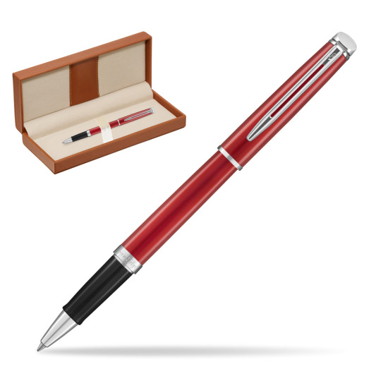 Pióro kulkowe Waterman Hémisphère Comet Red w pudełku classic brown