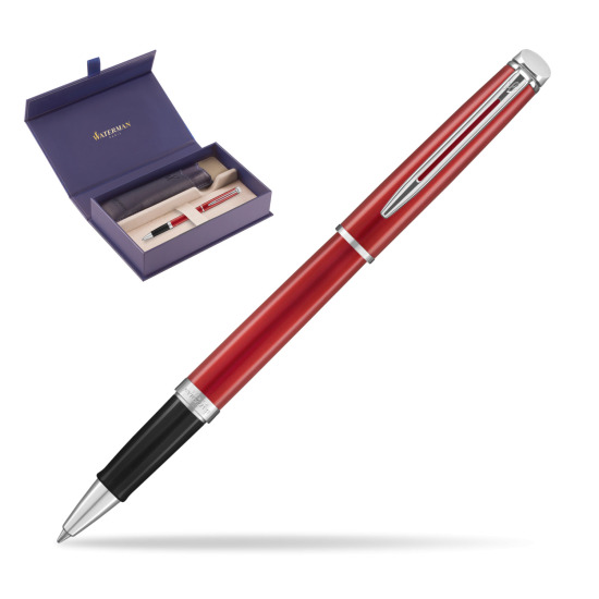 Pióro kulkowe Waterman Hémisphère Comet Red w oryginalnym pudełku Waterman, wsuwane etui