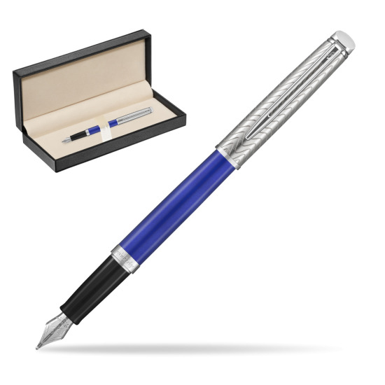 Pióro wieczne Waterman Hémisphère 2018 Deluxe Blue Wave CT w pudełku classic pure black