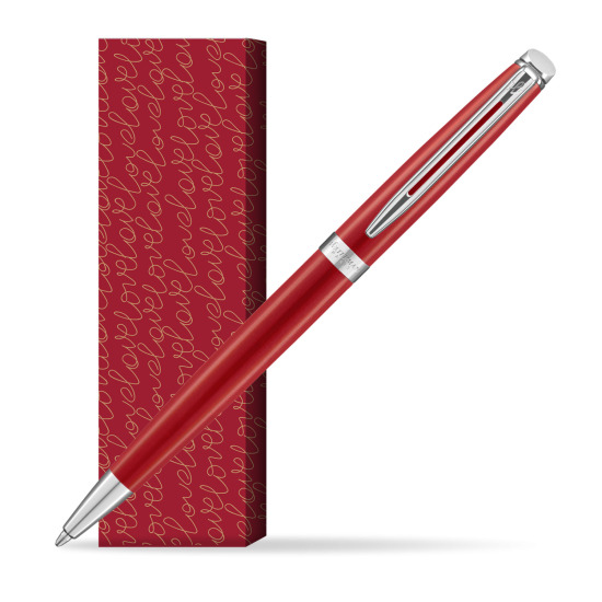 Długopis Waterman Hémisphère 2018 Comet Red CT w obwolucie True Love