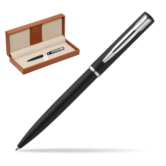Długopis Waterman Allure czarny mat CT w pudełku classic brown