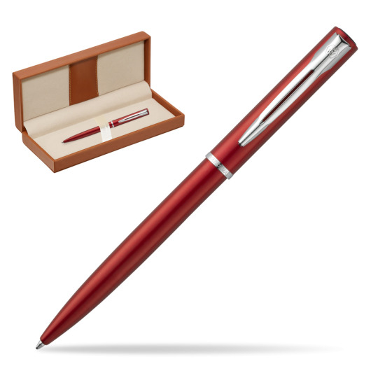 Długopis Waterman Allure czerwony CT w pudełku classic brown