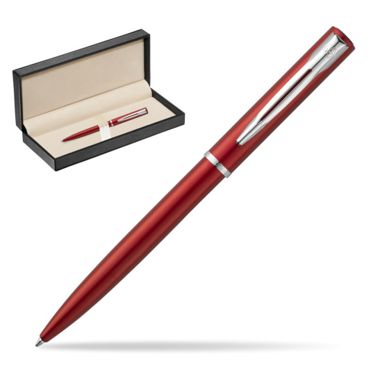 Długopis Waterman Allure czerwony CT w pudełku classic pure black