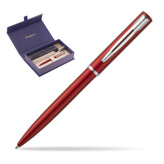 Długopis Waterman Allure czerwony CT w oryginalnym pudełku Waterman, wsuwane etui