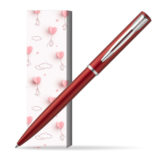 Długopis Waterman Allure czerwony CT w obwolucie Love is in the air