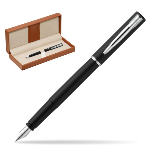 Pióro wieczne Waterman Allure czarny mat CT w pudełku classic brown