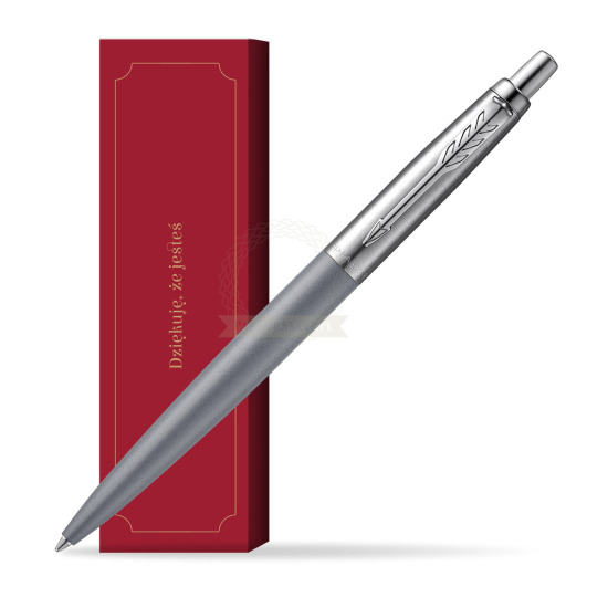 Długopis Parker JOTTER XL ALEXANDRA MATTE GREY w obwolucie Dziękuję, że jesteś