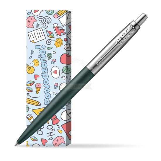 Długopis Parker JOTTER XL GREENWICH MATTE GREEN w obwolucie Powodzenia