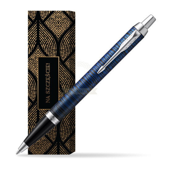 Długopis Parker IM  Blue Origin Edycja Specjalna w obwolucie Szczęśliwy traf