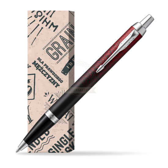 Długopis Parker IM Red Ignite Edycja Specjalna w obwolucie Męski świat