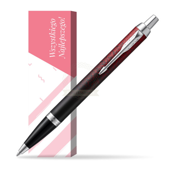 Długopis Parker IM Red Ignite Edycja Specjalna w obwolucie Wszystkiego najlepszego