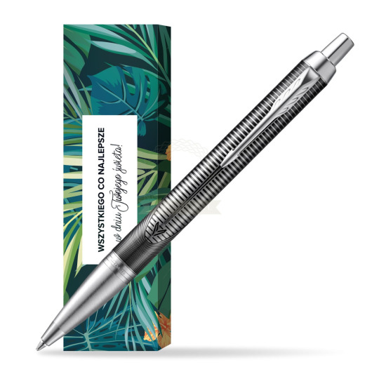 Długopis Parker IM Metallic Pursuit Edycja Specjalna w obwolucie Twoje święto