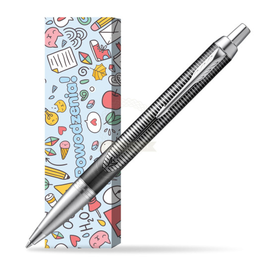 Długopis Parker IM Metallic Pursuit Edycja Specjalna w obwolucie Powodzenia
