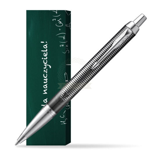 Długopis Parker IM Metallic Pursuit Edycja Specjalna w obwolucie Szkoła