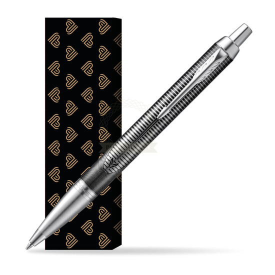 Długopis Parker IM Metallic Pursuit Edycja Specjalna w obwolucie Złote Serca