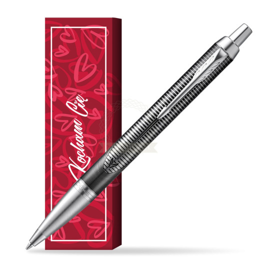 Długopis Parker IM Metallic Pursuit Edycja Specjalna w obwolucie Kocham Cię