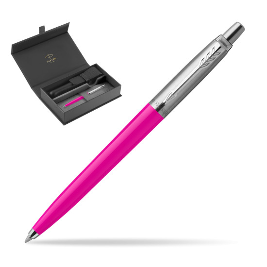 Długopis Parker Jotter Originals Magenta w oryginalnym pudełku Parker, zamykane etui