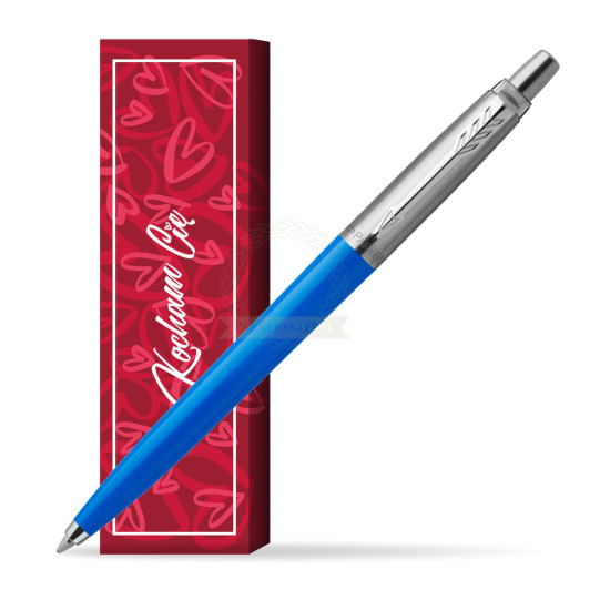 Długopis Parker Jotter Originals Niebieski w obwolucie Kocham Cię