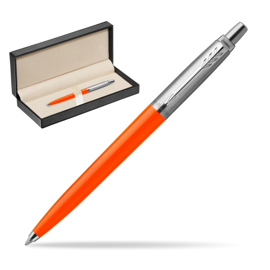 Długopis Parker Jotter Originals Orange w pudełku classic pure black