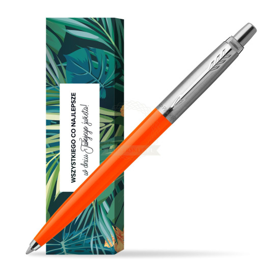 Długopis Parker Jotter Originals Orange w obwolucie Twoje święto