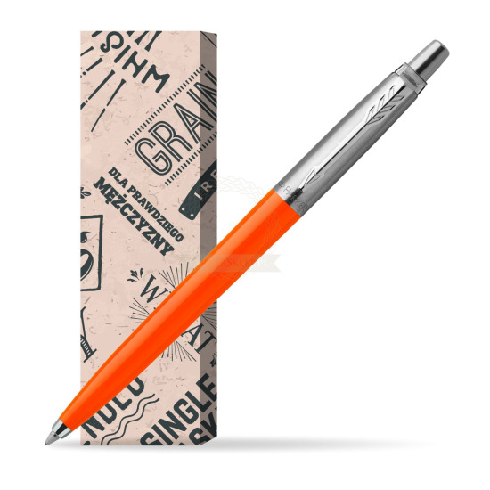 Długopis Parker Jotter Originals Orange w obwolucie Męski świat