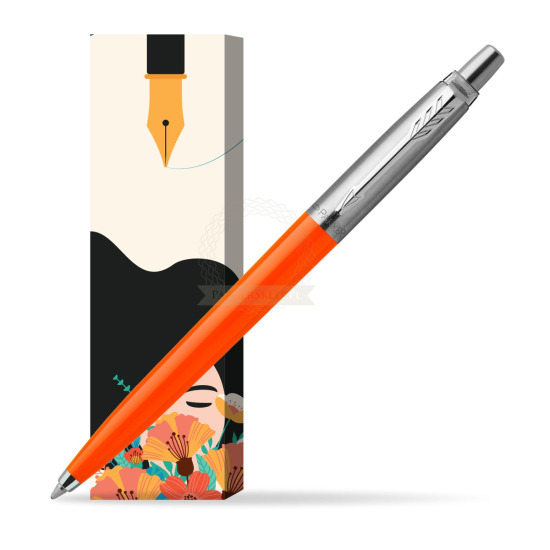 Długopis Parker Jotter Originals Orange w obwolucie Maki