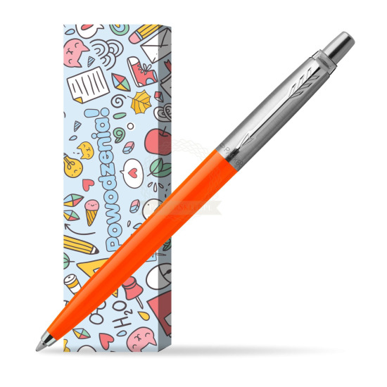 Długopis Parker Jotter Originals Orange w obwolucie Powodzenia