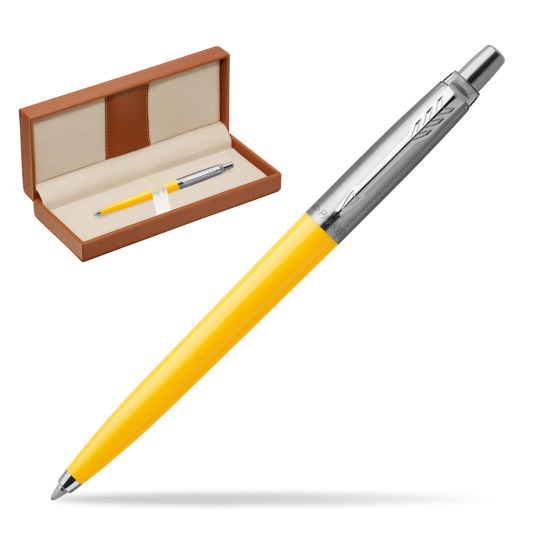 Długopis Parker Jotter Originals Żółty w pudełku classic brown