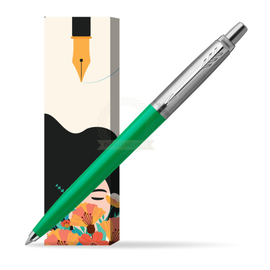 Długopis Parker Jotter Originals Zielony w obwolucie Maki