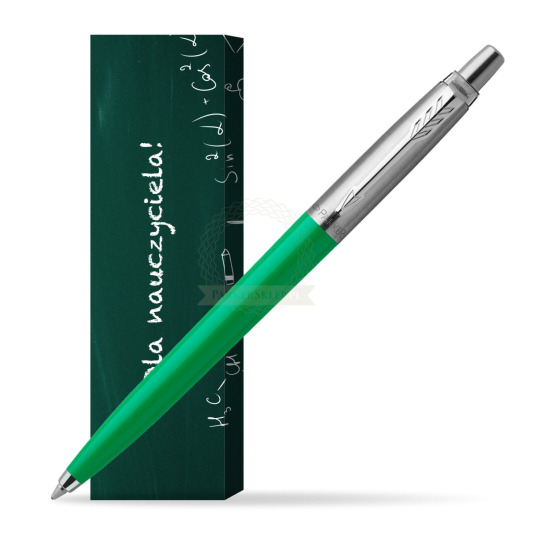 Długopis Parker Jotter Originals Zielony w obwolucie Szkoła
