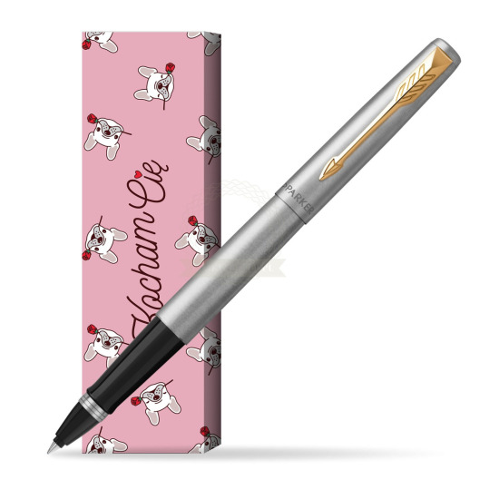 Pióro kulkowe Parker Jotter Stal Matowa GT w obwolucie Sweet Rose