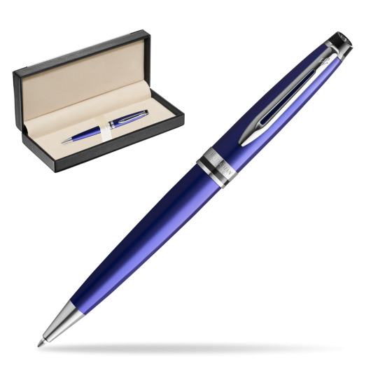 Długopis Waterman Expert Ciemnoniebieski w pudełku classic black