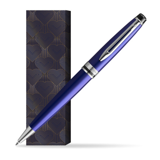Długopis Waterman Expert Ciemnoniebieski w obwolucie Glamour Love