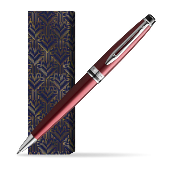 Długopis Waterman Expert Ciemnoczerwony w obwolucie Glamour Love