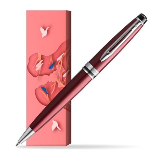 Długopis Waterman Expert Ciemnoczerwony w obwolucie Magic Moments