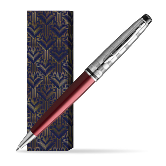 Długopis Waterman Expert DeLuxe Ciemnoczerwony w obwolucie Glamour Love