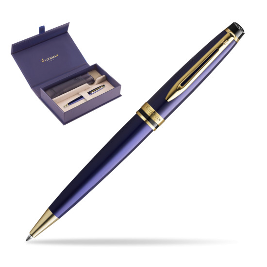 Długopis Waterman Expert Granatowy GT w oryginalnym pudełku Waterman, wsuwane etui