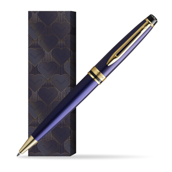 Długopis Waterman Expert Granatowy GT w obwolucie Glamour Love