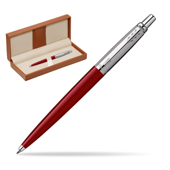 Długopis Parker Jotter Original Czerwony w pudełku classic brown