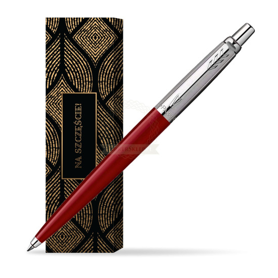 Długopis Parker Jotter Original Czerwony w obwolucie Szczęśliwy traf