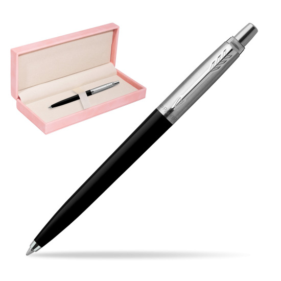 Długopis Parker Jotter Originals Czarny w różowym pudełku zamszowym