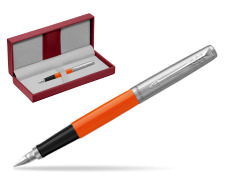 Pióro Wieczne Parker Jotter Originals Orange w czerwonym pudełku skórzanym