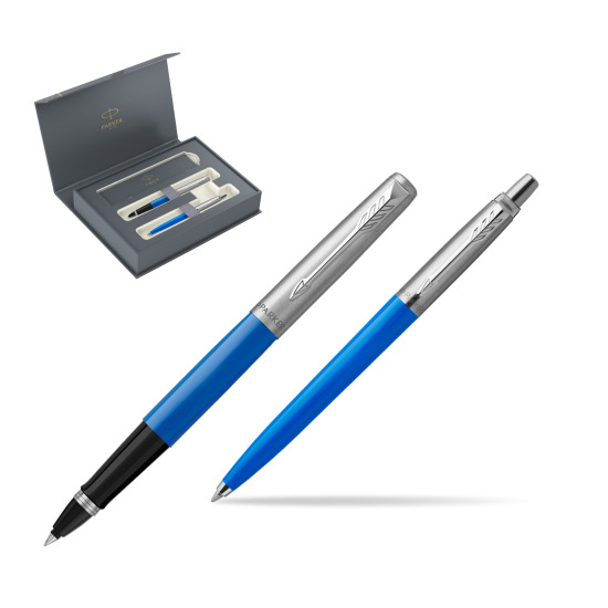 Zestaw Prezentowy Parker Pióro Kulkowe + Długopis Jotter Originals Niebieski w pudełku Parker Duo 2022