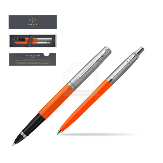 Zestaw Prezentowy Parker Pióro Kulkowe + Długopis Jotter Originals Orange 