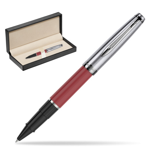 Pióro Kulkowe Waterman Embleme Core Czerwony w pudełku classic pure black