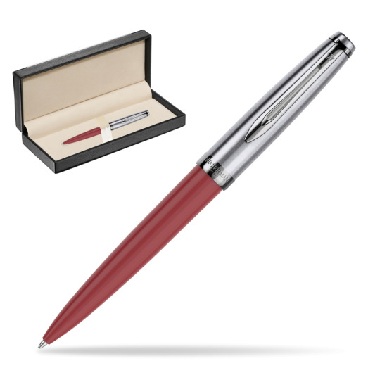 Długopis Waterman Embleme Core Czerwony w pudełku classic black
