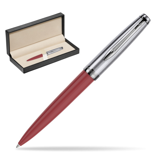 Długopis Waterman Embleme Core Czerwony w pudełku classic pure black
